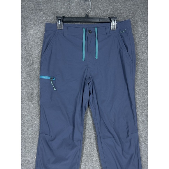 REI Co-Op Trailmade Pants Mens 34x30 Blue Water Repel Quick Dry Stretch Hiking - Picture 2 of 11